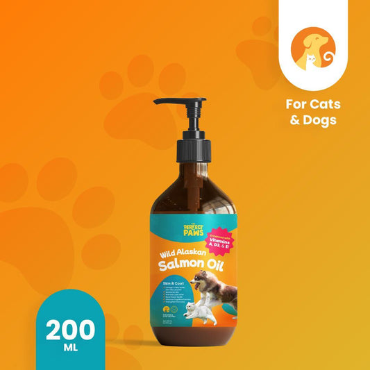 Skin and Coat Care for Cats (100 chews + 200mL) - The Perfect Paws