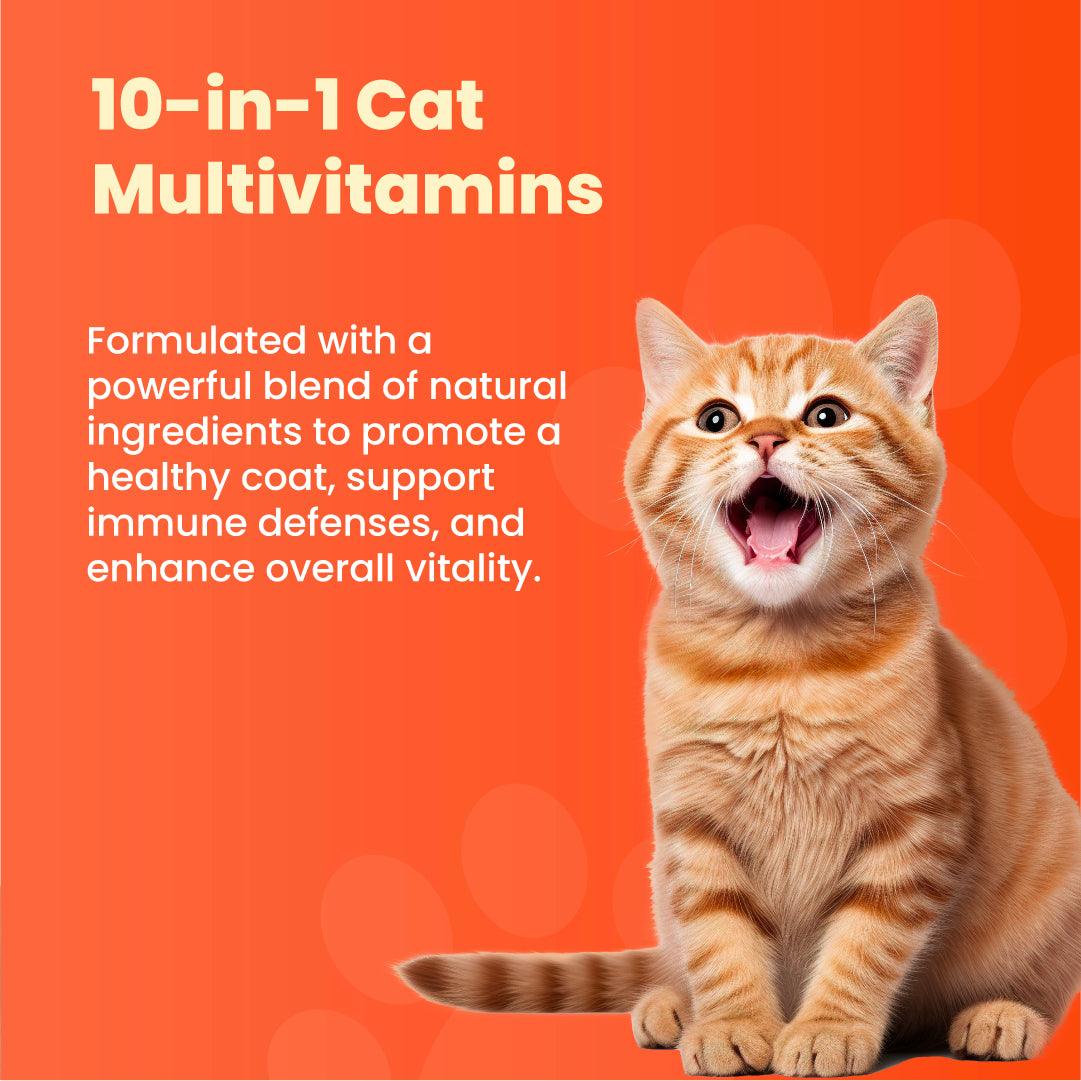 Cat Multivitamins - Support for cats, ensuring overall health and vitality - The Perfect Paws